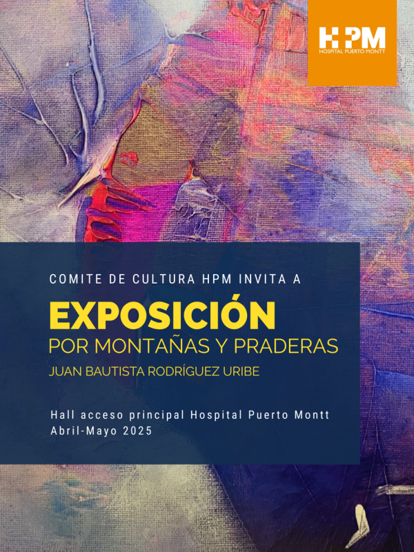 afiche por montañas y praderas